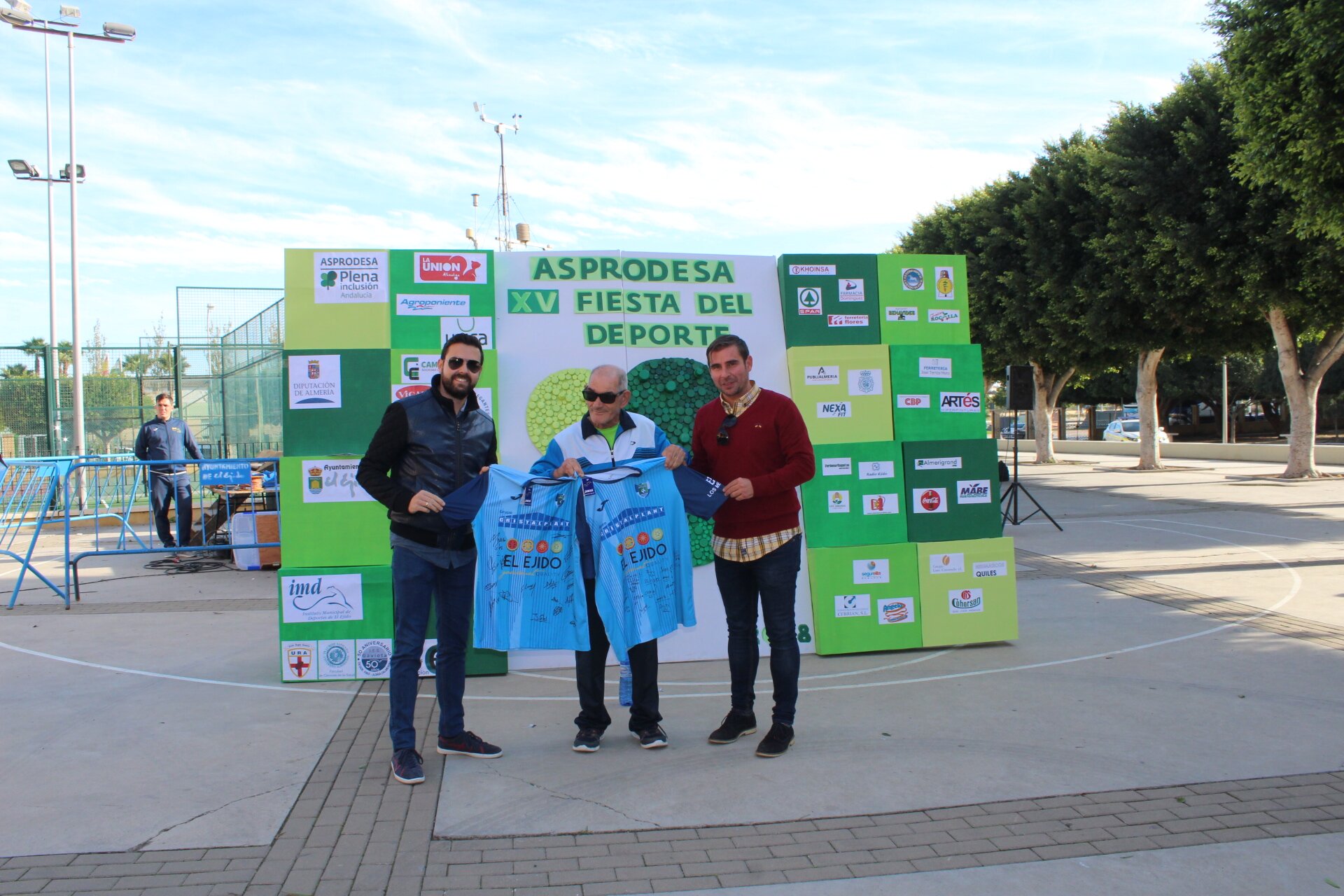 El CD El Ejido, con la Fiesta del Deporte de Asprodesa