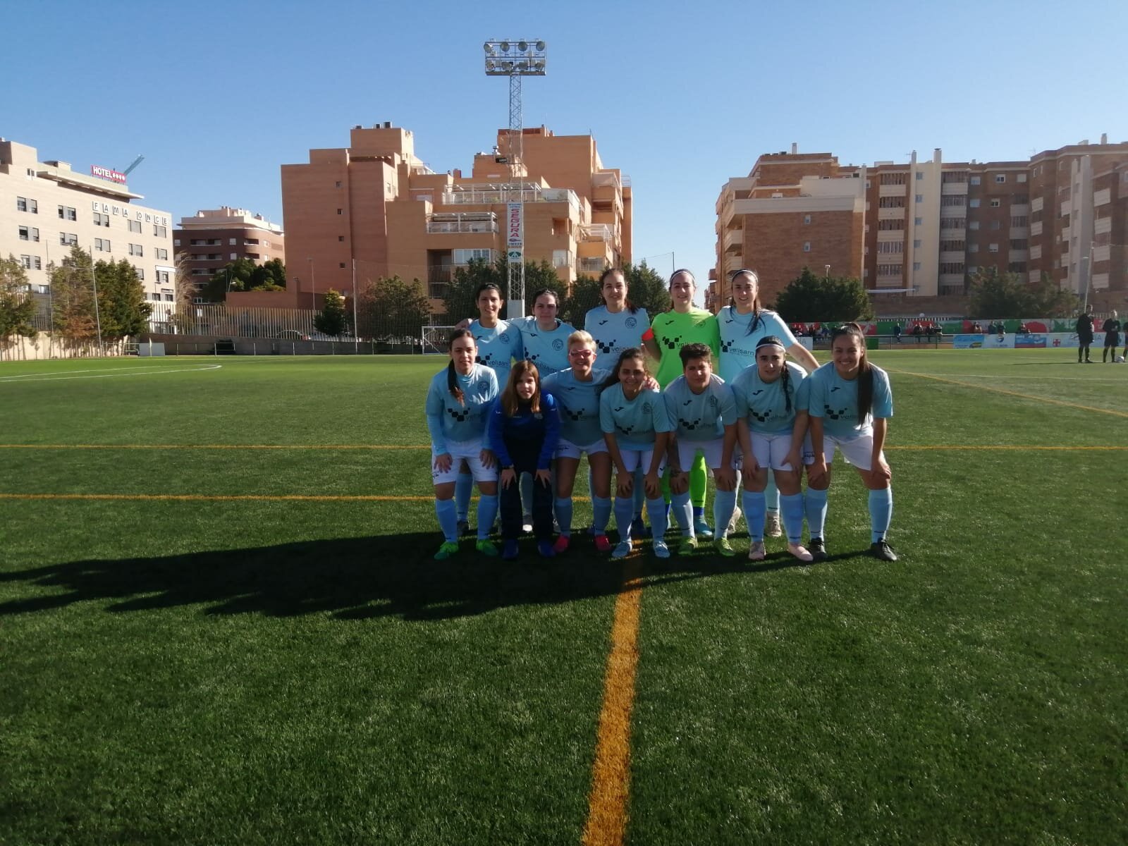 Contundente victoria del Femenino ante el Pavía B