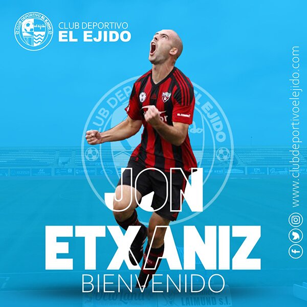El CD El Ejido firma al delantero Etxaniz