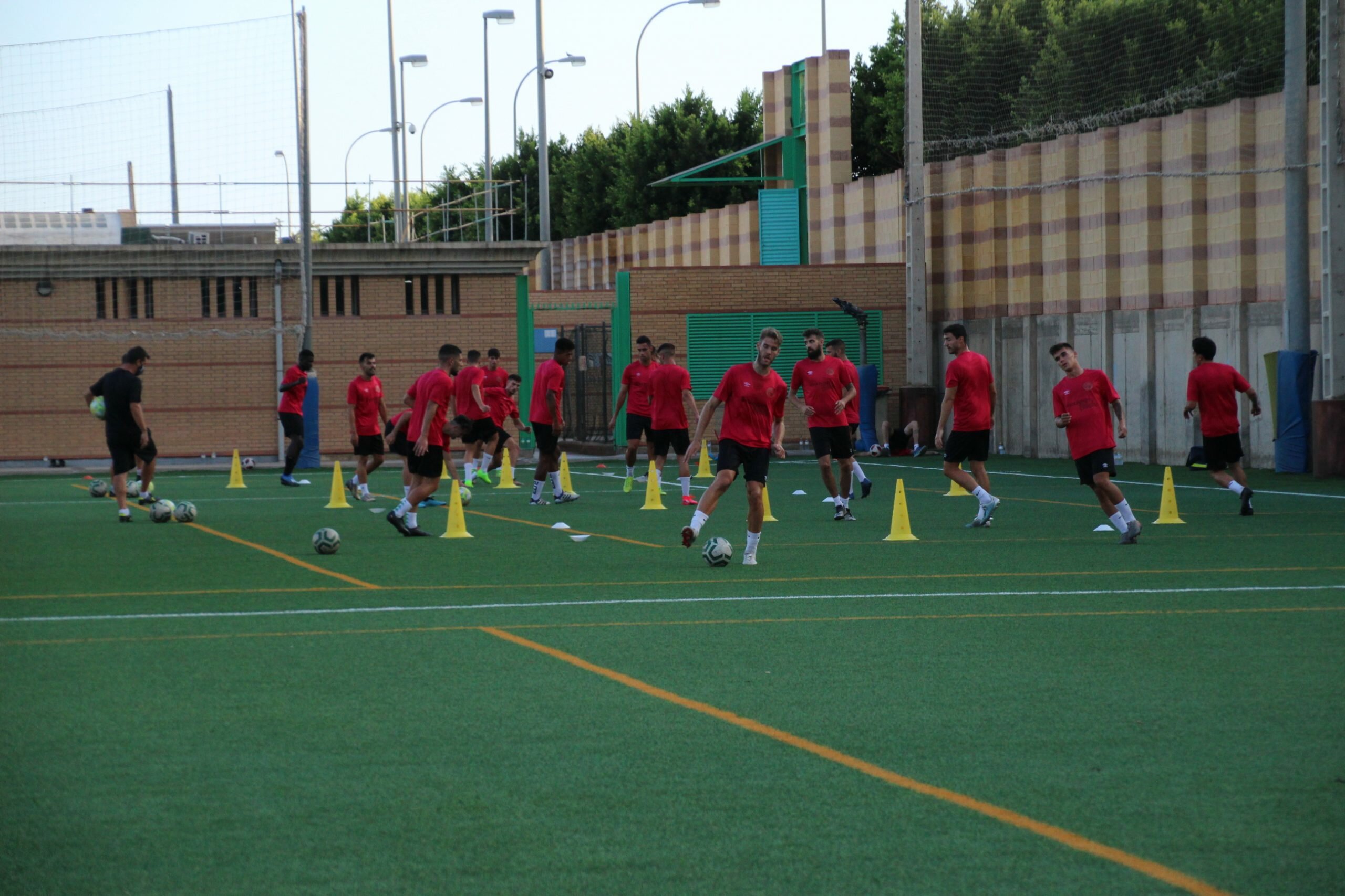 Primera semana de trabajo con ganas de fútbol