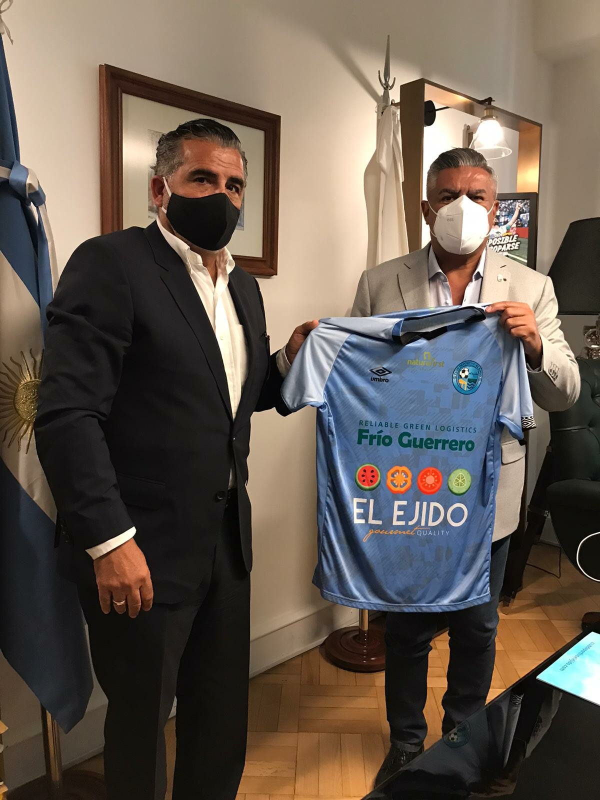 El CD El Ejido estrecha lazos con el Fútbol Argentino