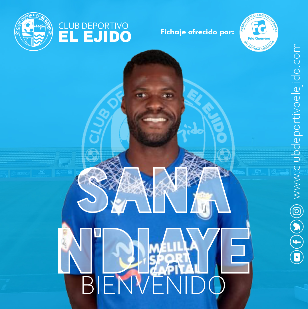 El CD El Ejido firma al mediocentro Sana N’Diaye