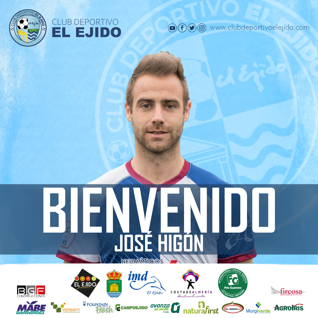 El extremo José Higón, nuevo jugador del CD El Ejido