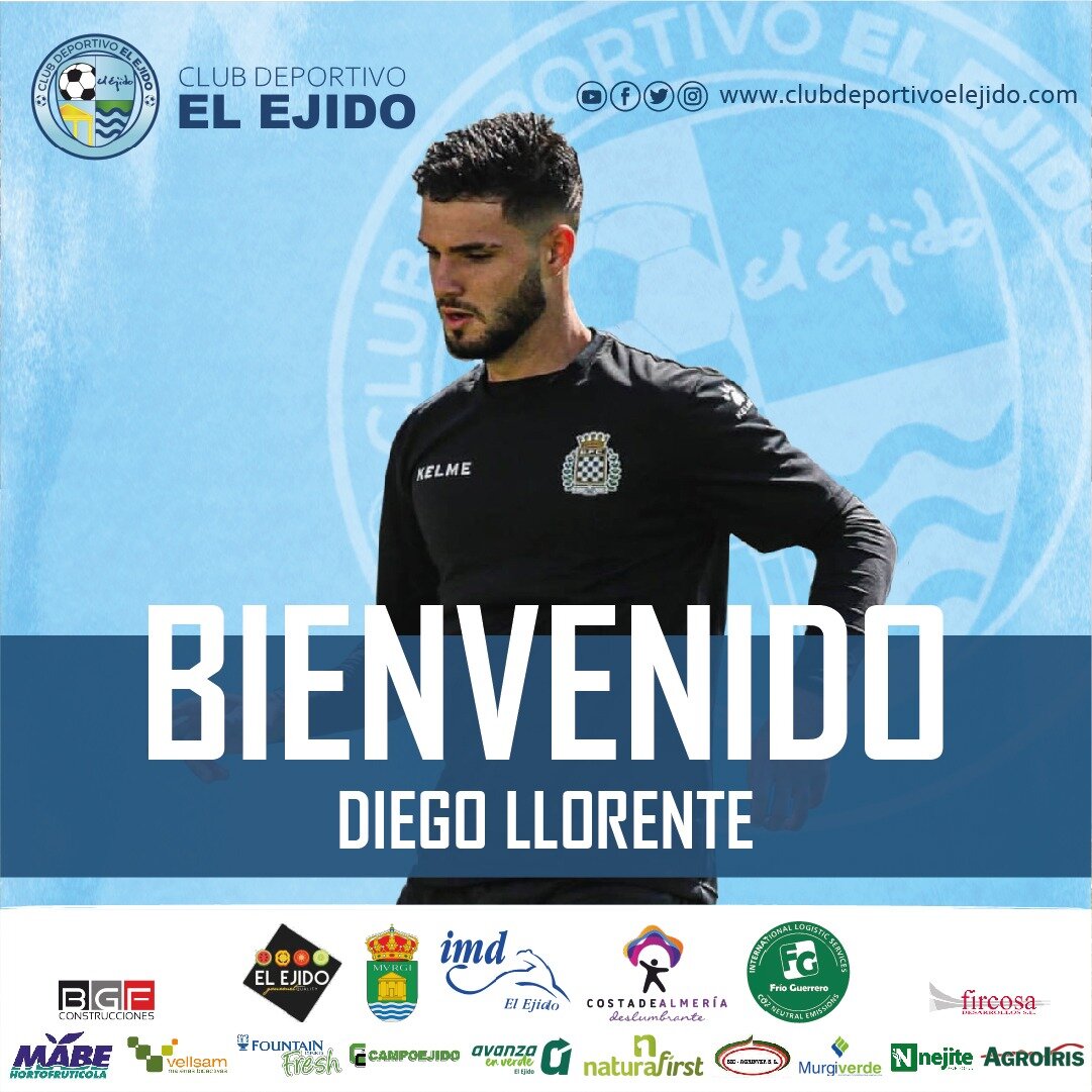 El almeriense Diego Llorente Jr se une al proyecto del CD El Ejido