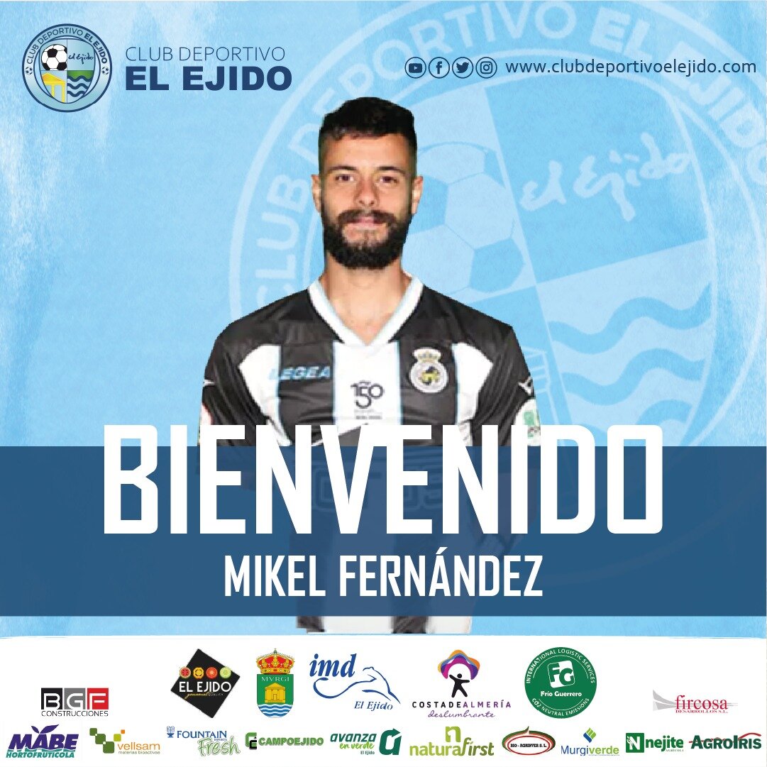 El CD El Ejido refuerza su defensa con la incorporación de Mikel Fernández