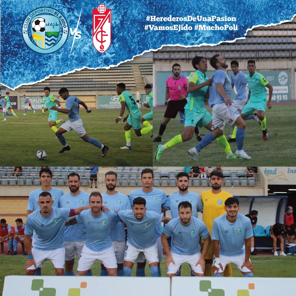 El CD El Ejido decide ante su ilusionada afición en la primera mitad