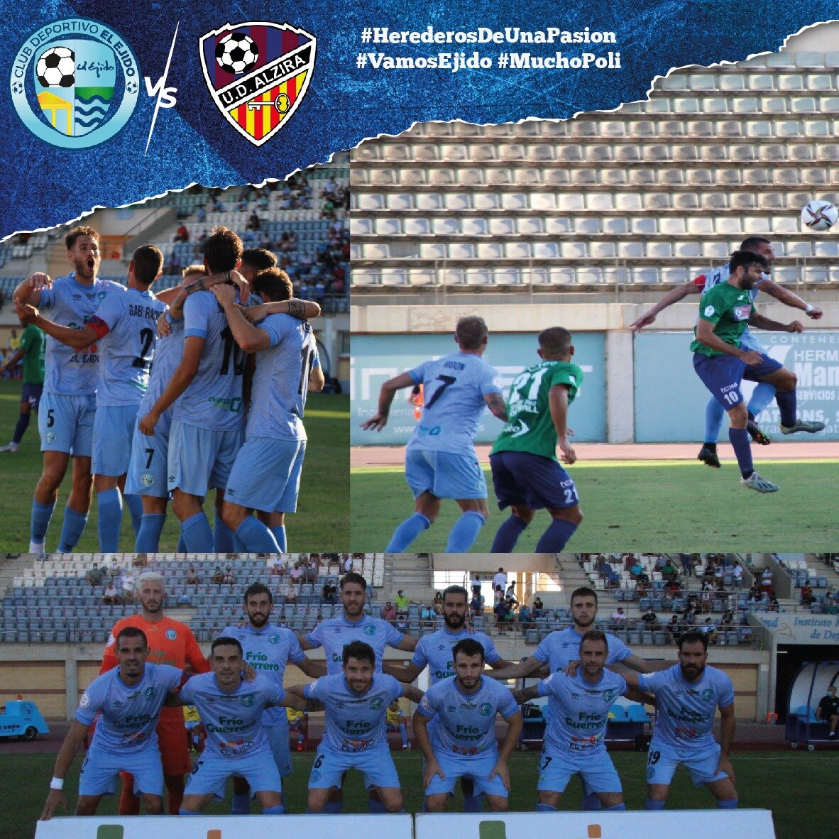 Final de partido agridulce para un CD El Ejido que mereció la victoria