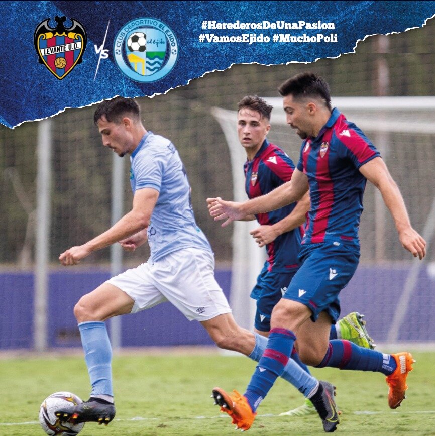 El CD El Ejido roza la victoria pero perdona también frente al Atlético Levante