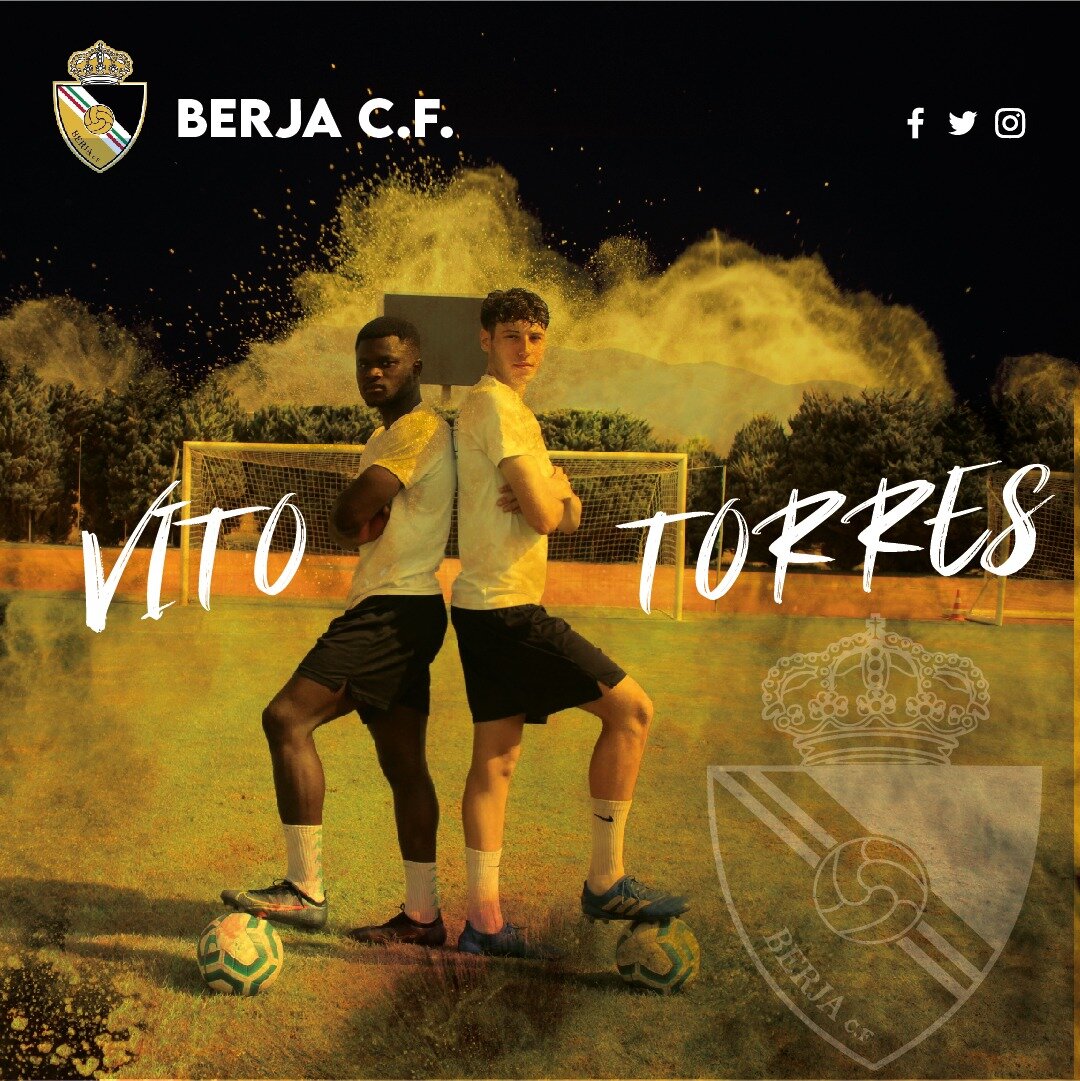El centro de la zaga del Berja CF toma fuerza con Vito y Luis Torres