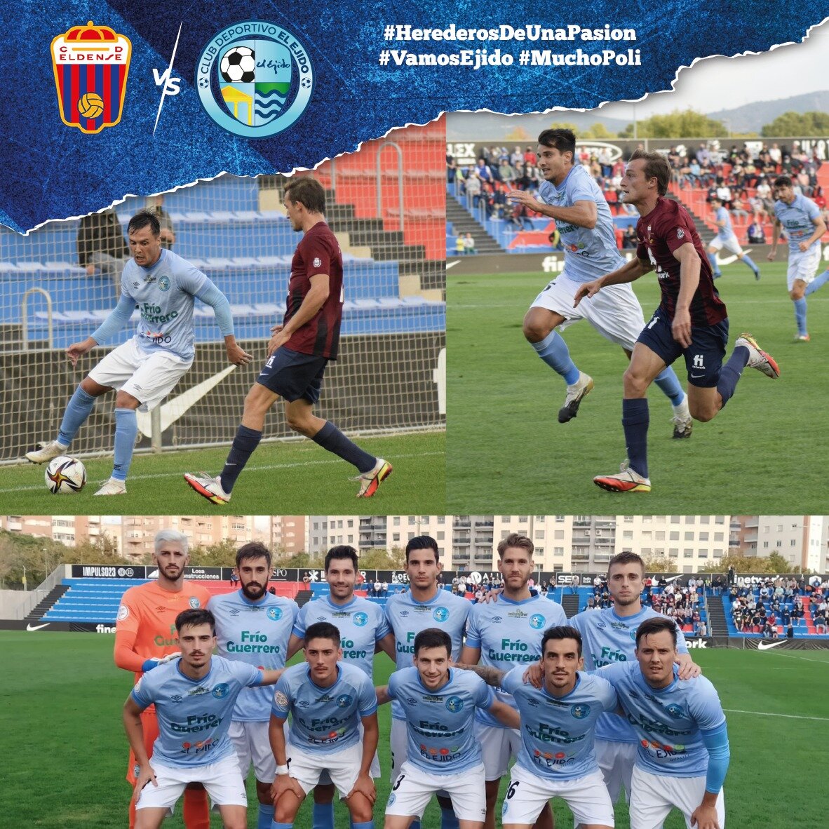 El CD El Ejido pierde en Elda en un duelo abierto y competido