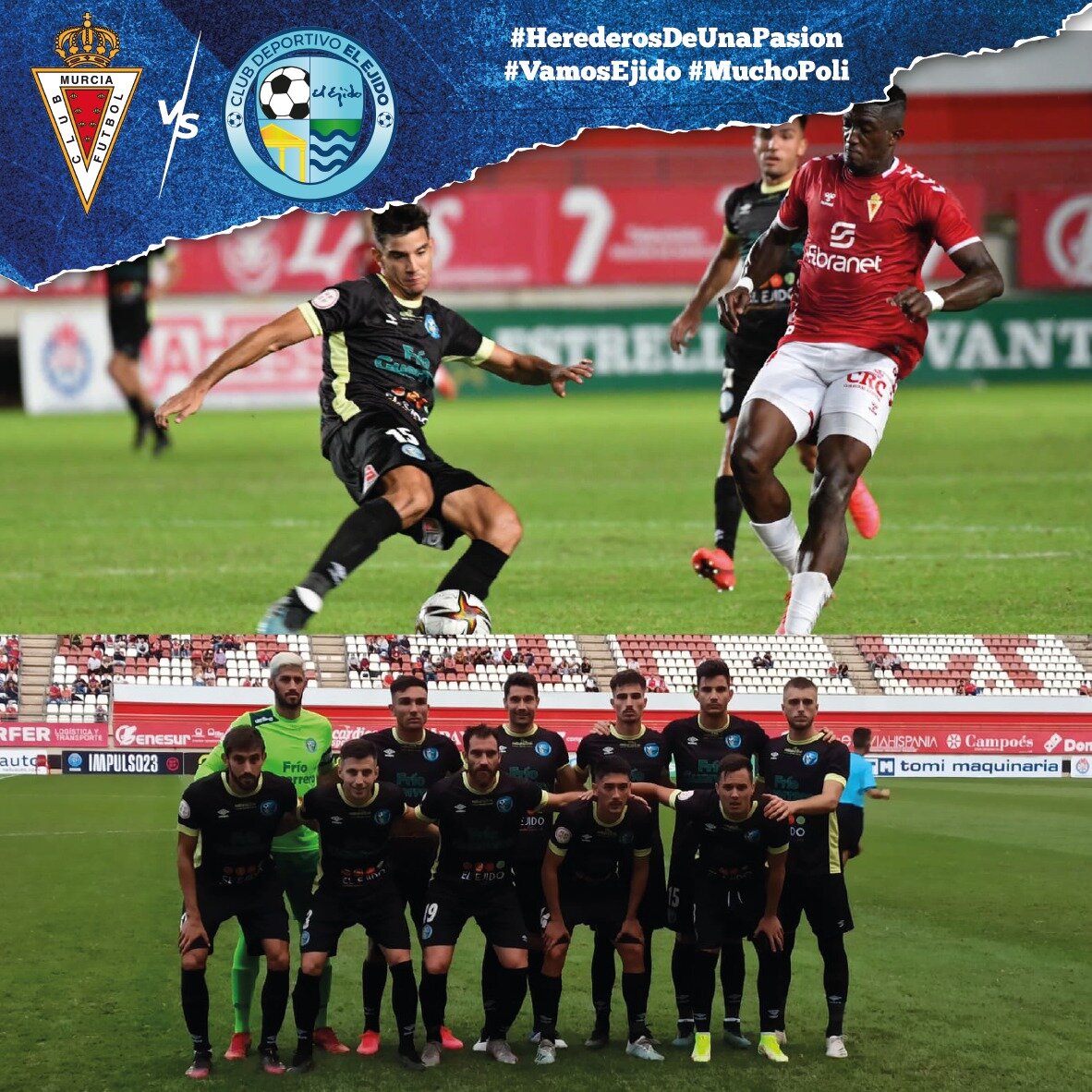 Al CD El Ejido le falta sentenciar un partido que  ganaba merecidamente