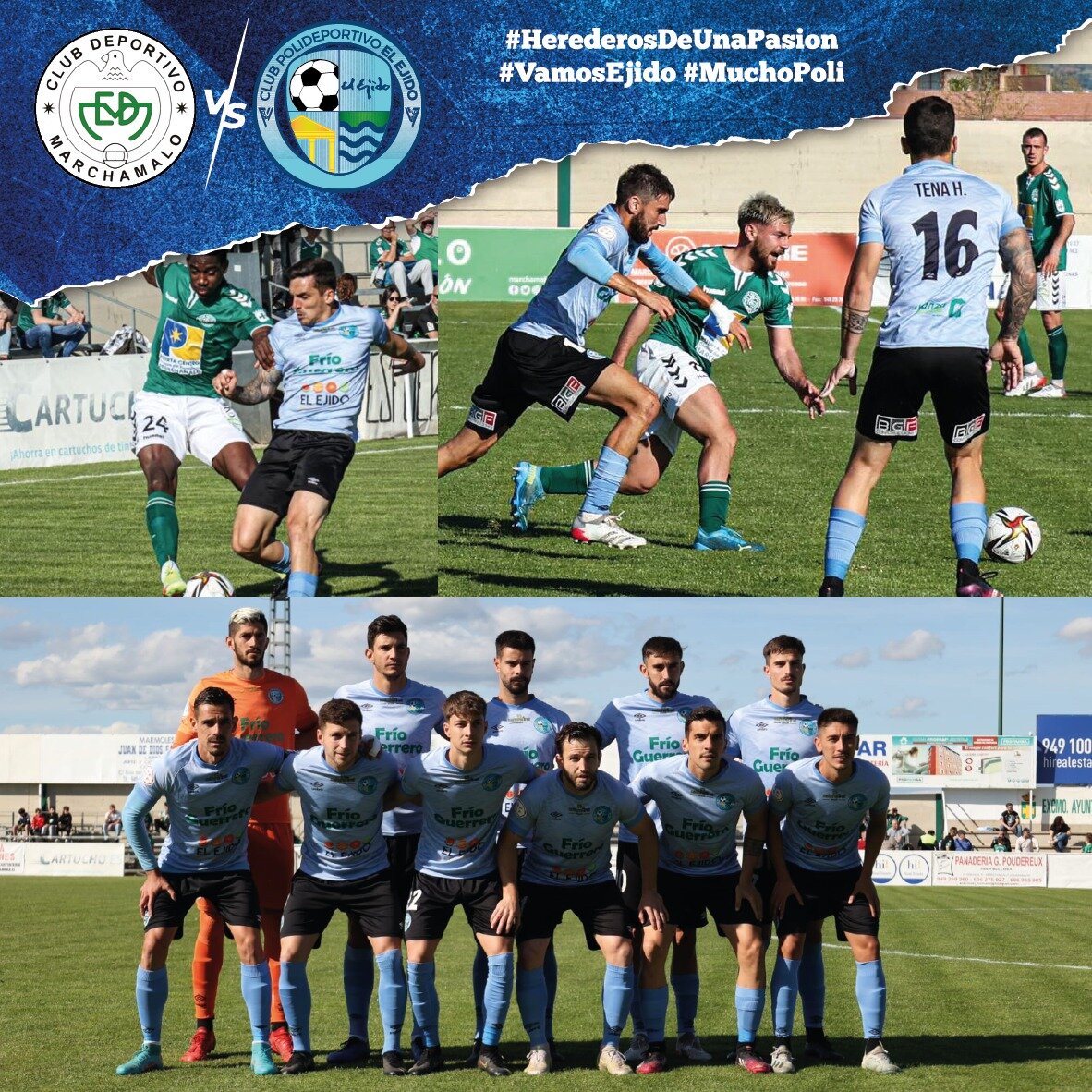 El Polideportivo El Ejido cede en Marchamalo un partido que ganaba