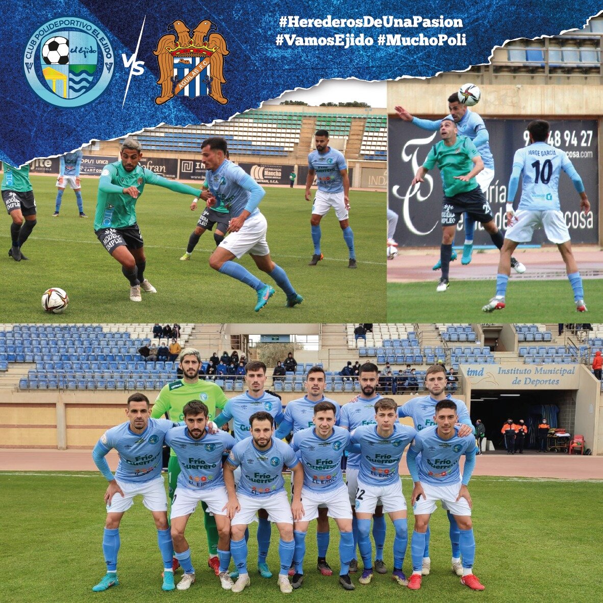 El Polideportivo El Ejido suma tres grandes puntos frente al Águilas