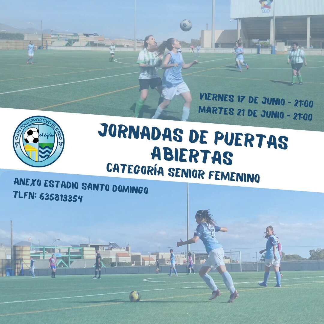 ¡Súmate al Polideportivo El Ejido Femenino!