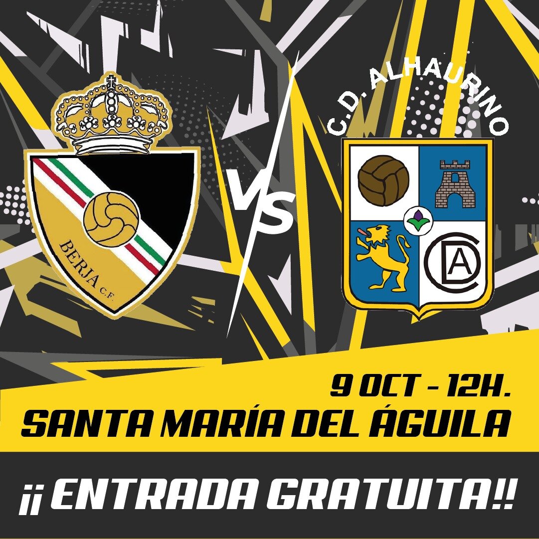 El Berja jugará este domingo en Santa María del Águila