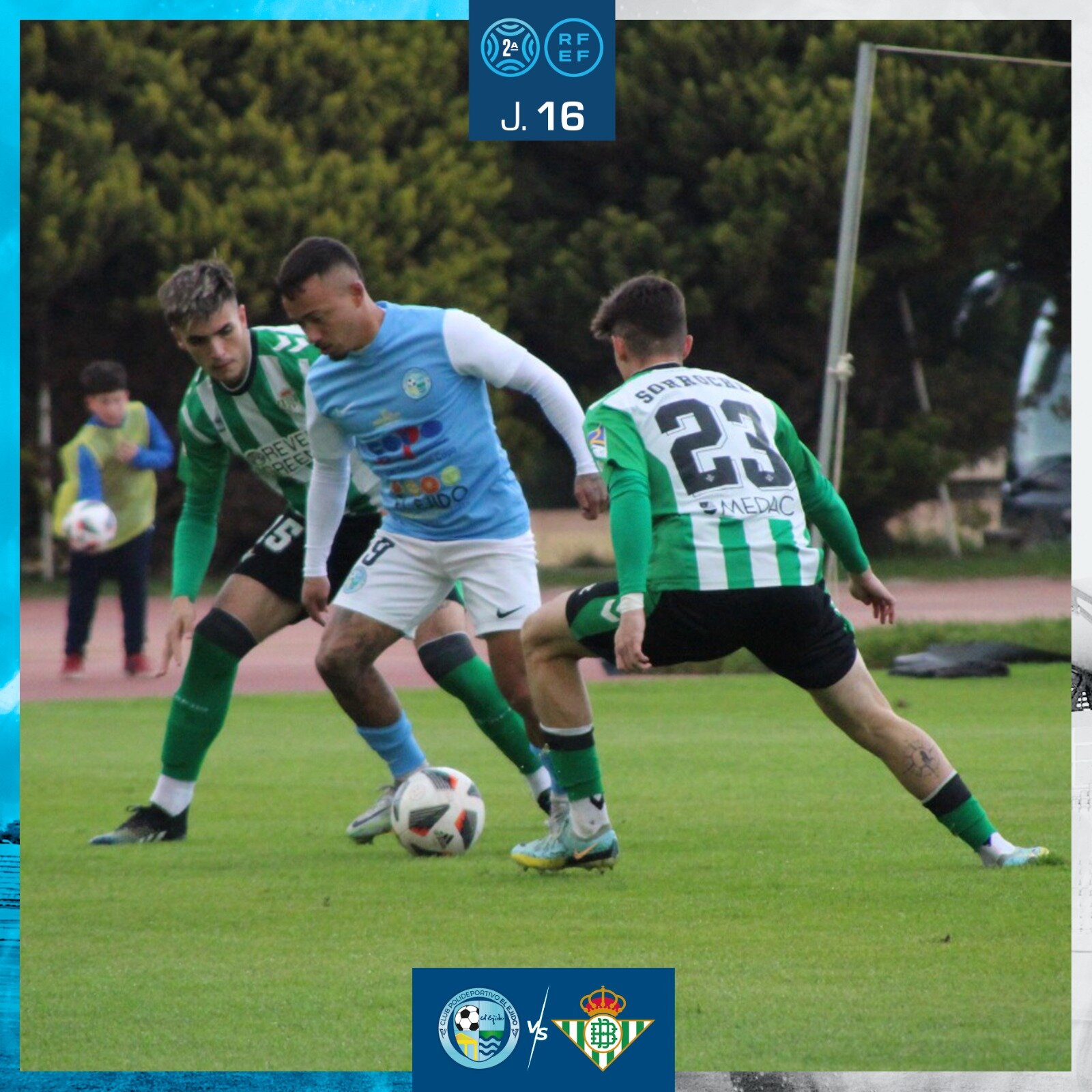 El Polideportivo El Ejido supera al filial del Betis en un buen encuentro