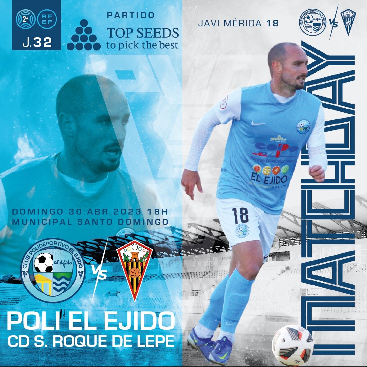 Tres puntos de oro en juego en el Poli El Ejido frente al San Roque de Lepe